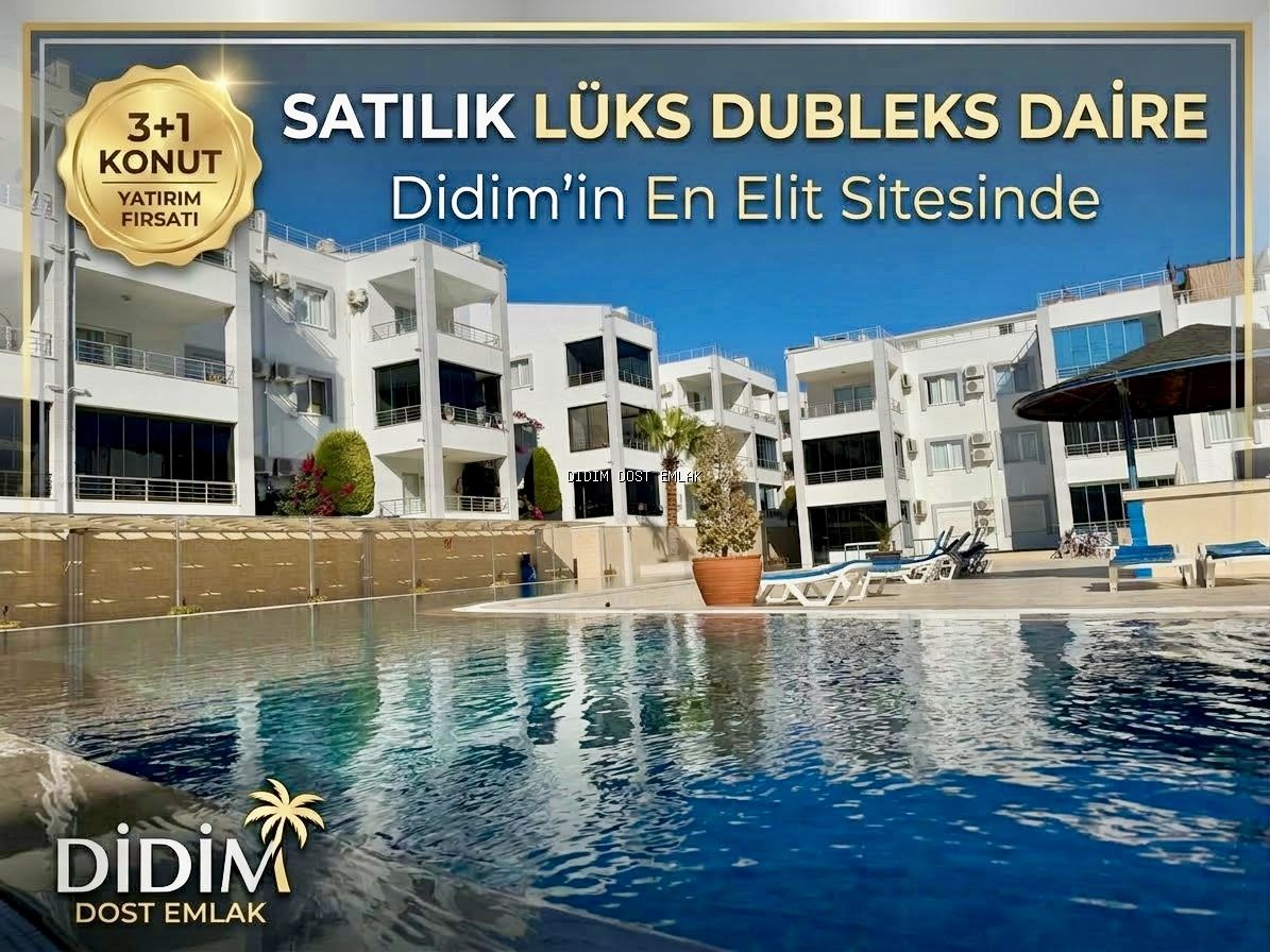 Didim’in Elit Sitesinde 3+1 Dubleks